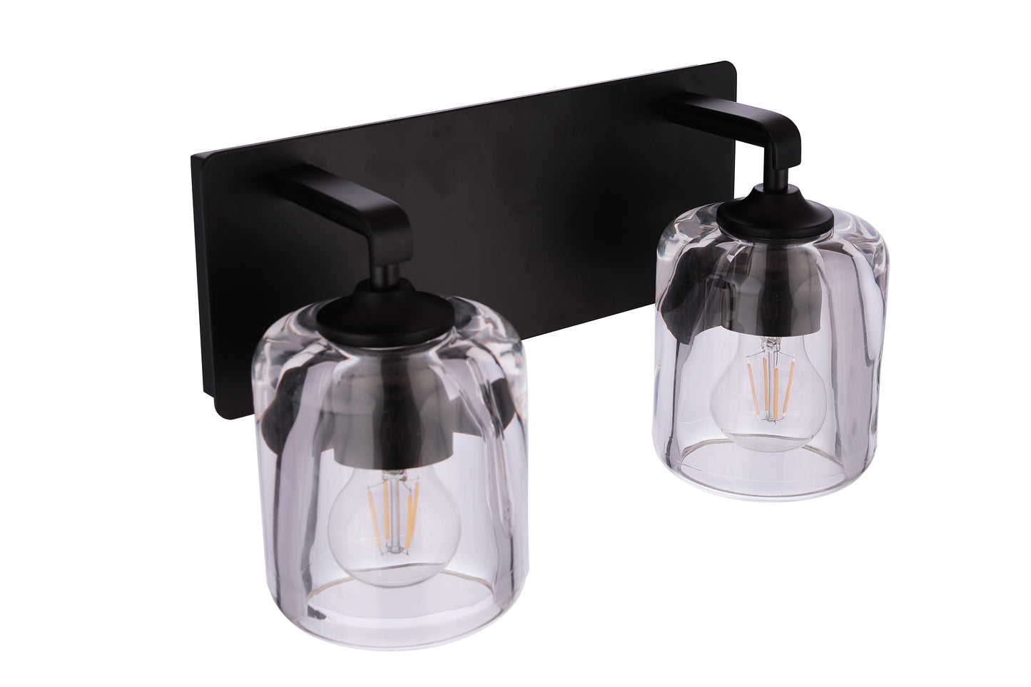 20614FB2 - Andie 2 Light 14" Wide Vanity Light - Flat Black
