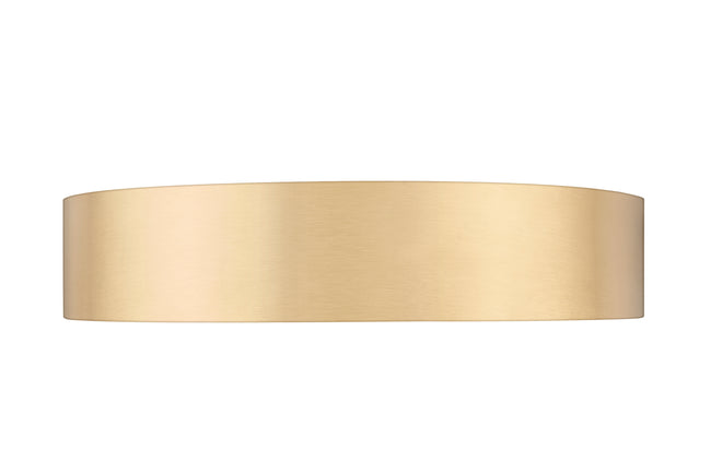1017F20-MGLD-LED - Coronado 1 Light Flush 20" Mount - Modern Gold