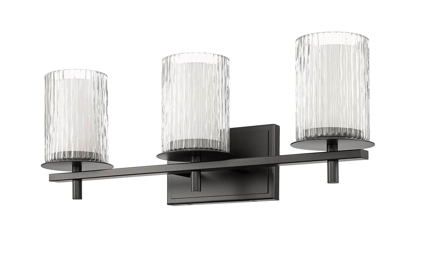 1949-3V-MB - Grayson 3 Light 23" Vanity - Matte Black