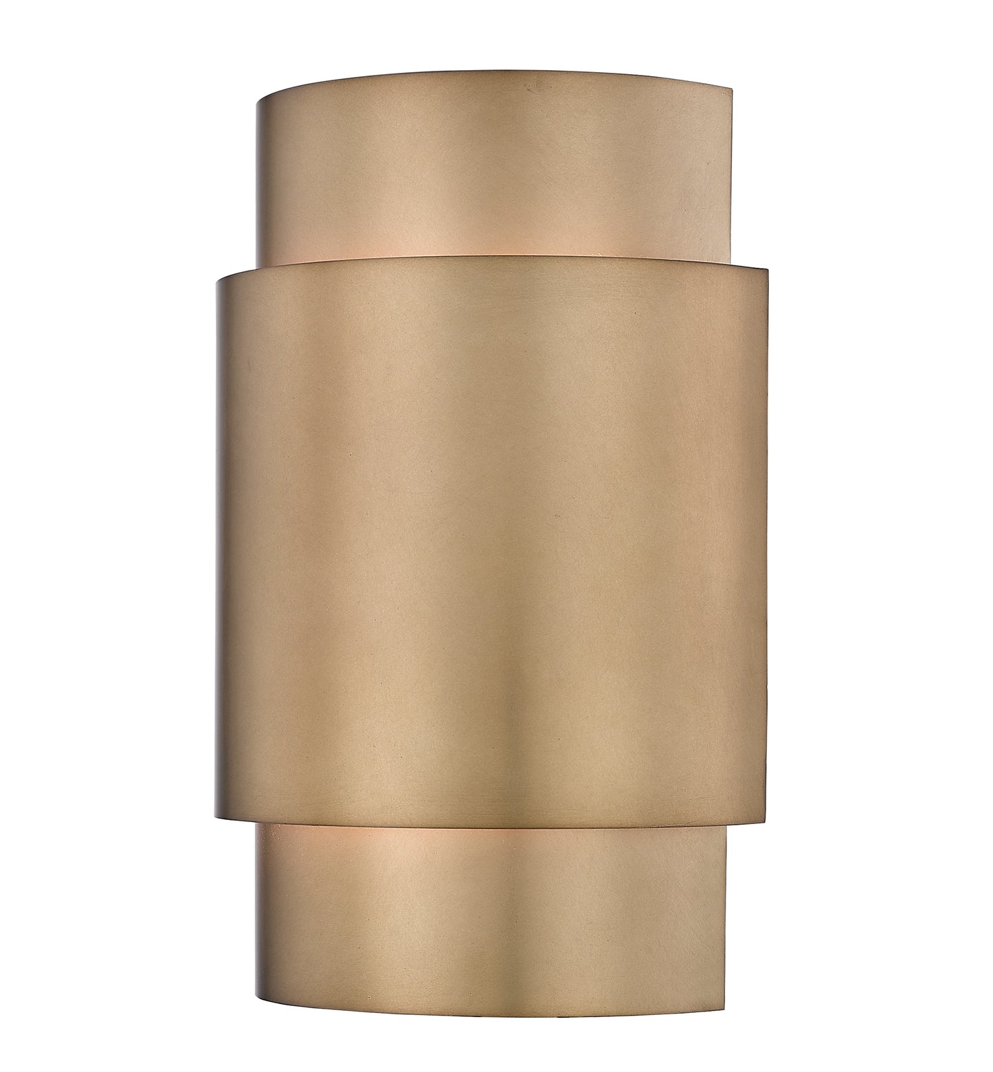 739S-RB - Harlech 2 Light Wall 13" Sconce - Rubbed Brass