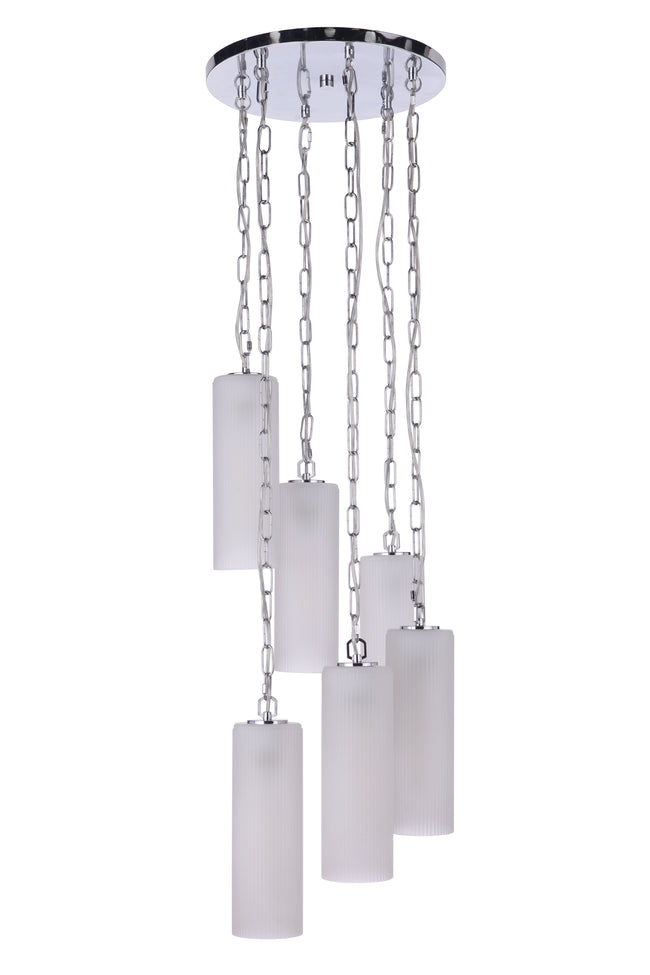 57996-CH - Myos 6 Light 15" Wide Pendant - Chrome
