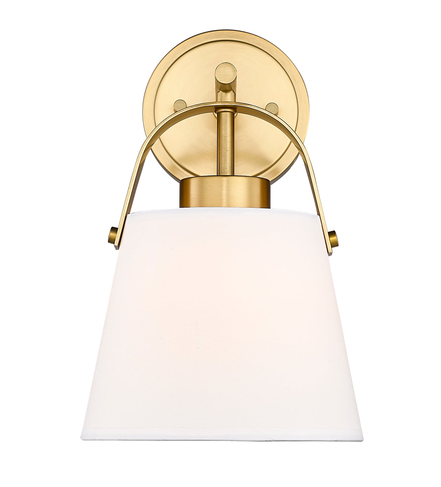 743-1S-HBR - Z-Studio 1 Light Wall 13" Sconce - Heritage Brass