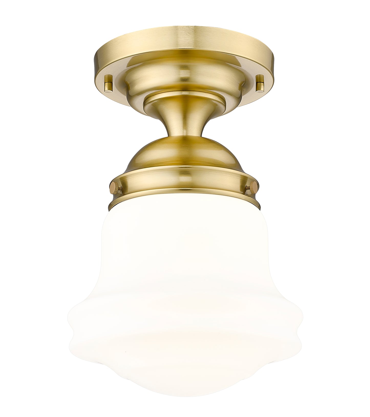 735F10-LG - Vaughn 1 Light Flush 10" Mount - Luxe Gold