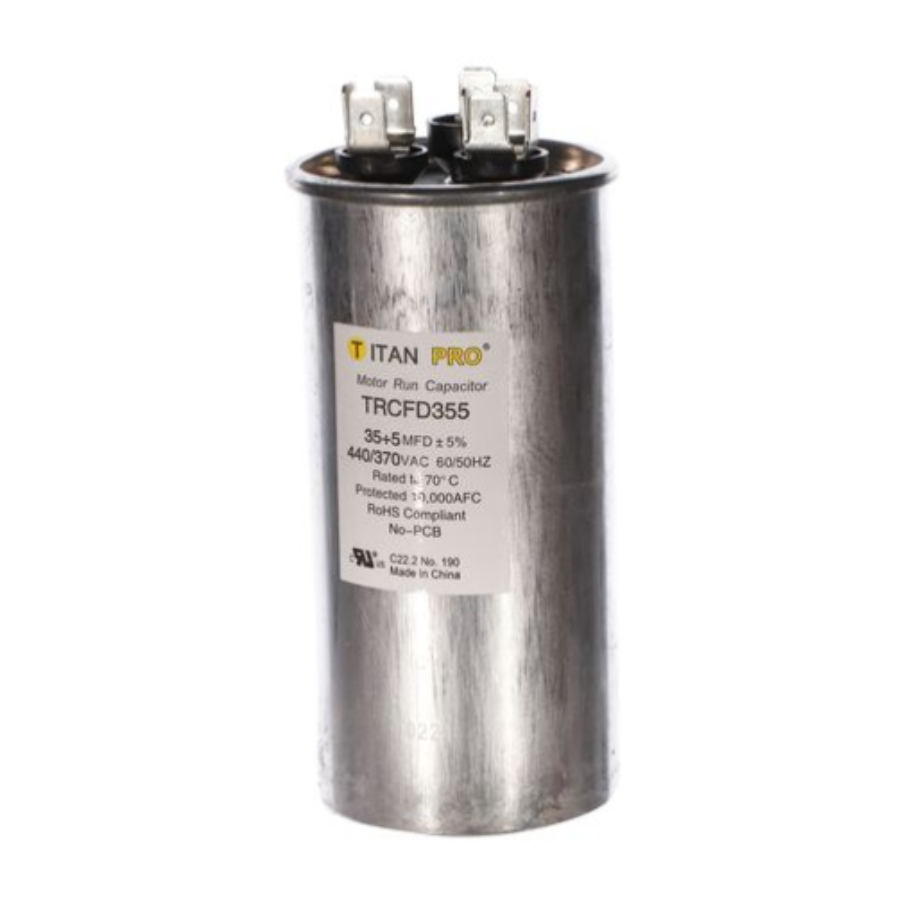 TRCFD355 - TITAN PRO CAPACITOR 35+5 MFD 440/370V ROUND