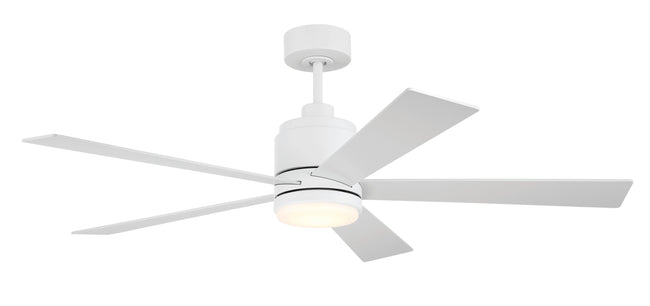 MCY52W5 - McCoy 52 5 Blade 52" 5 Blade Ceiling Fan with Light Kit - White