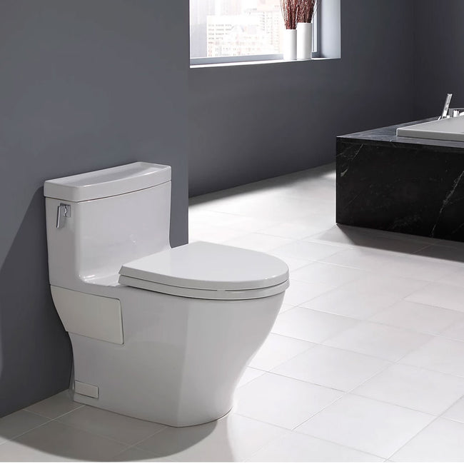 CST624CEFGAT40#01 - Legato 1.28 GPF One Piece Elongated Chair Height Toilet with Tornado Flush