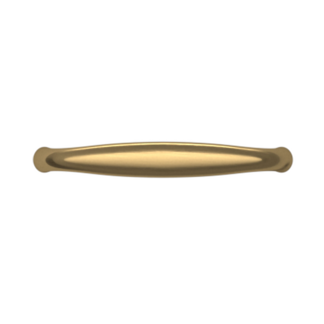 4480044 - 4" Centers - Oval Pull - Satin Brass