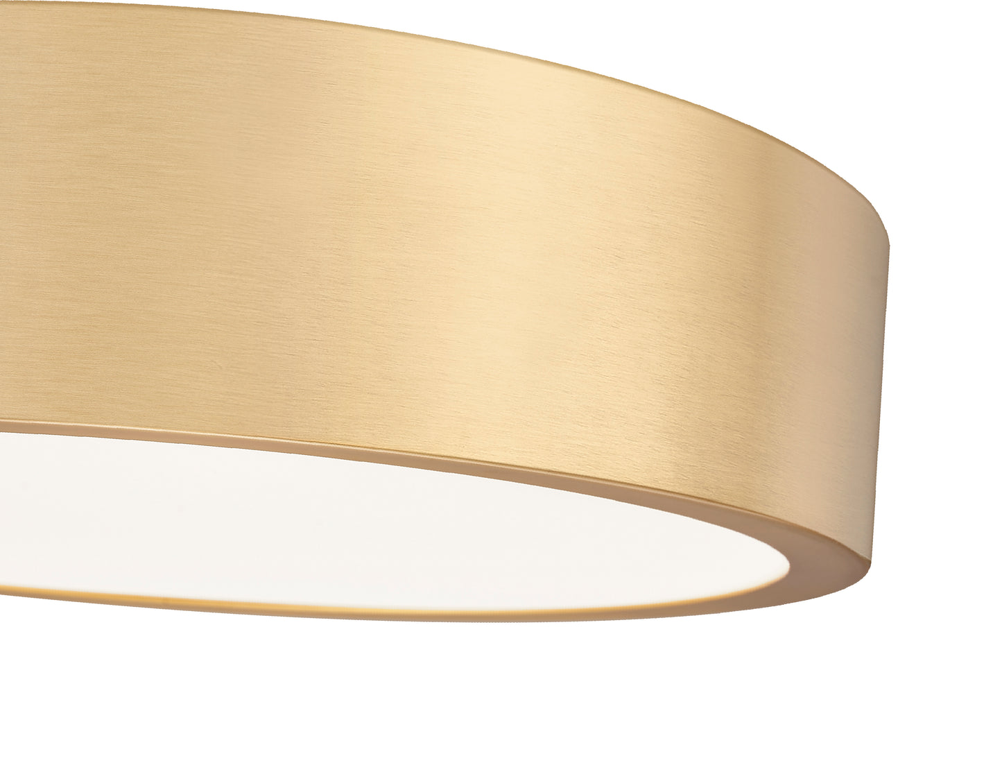 1017F16-MGLD-LED - Coronado 1 Light Flush 16" Mount - Modern Gold