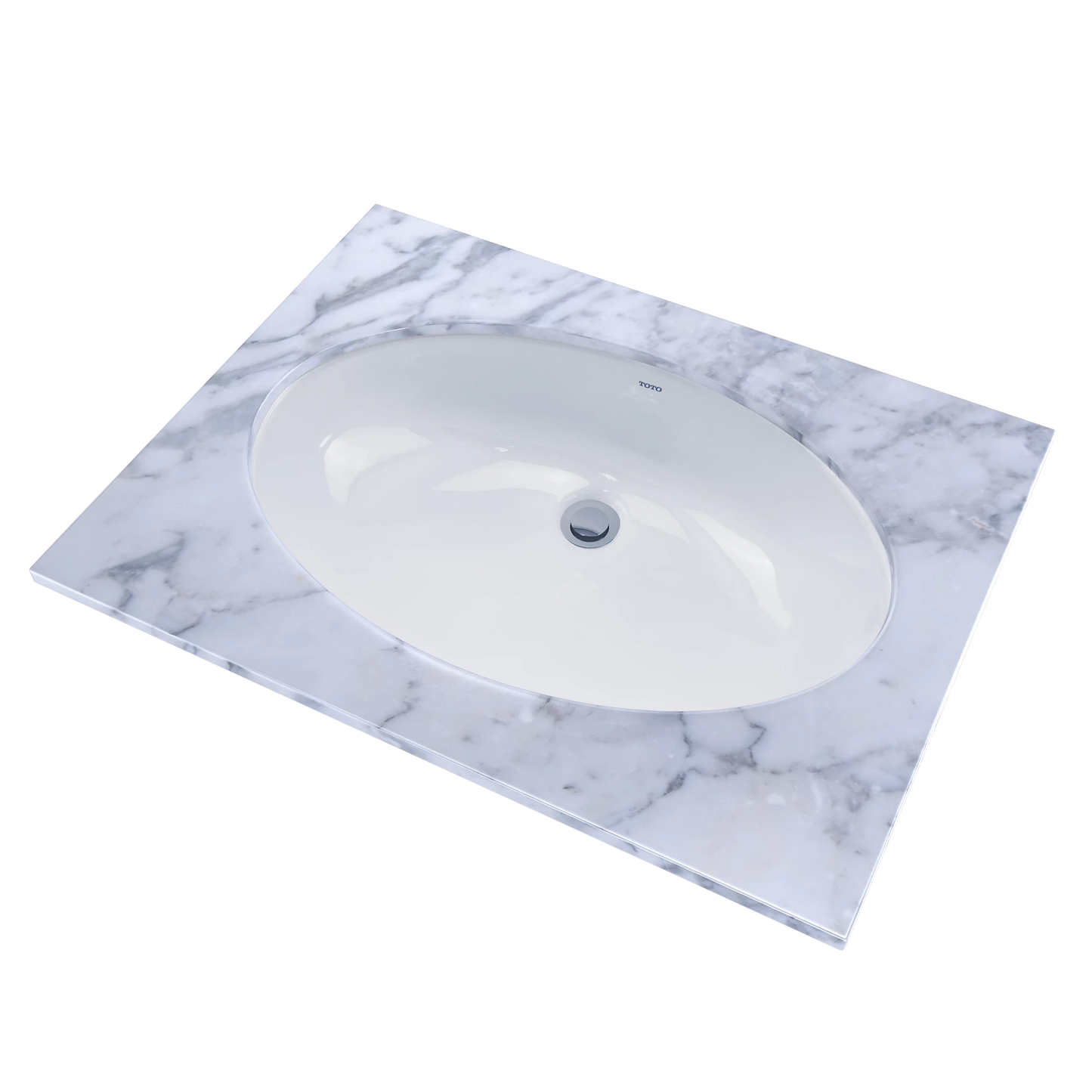 LT1506G#01 - Oval Undercounter Lavatory - Cotton White