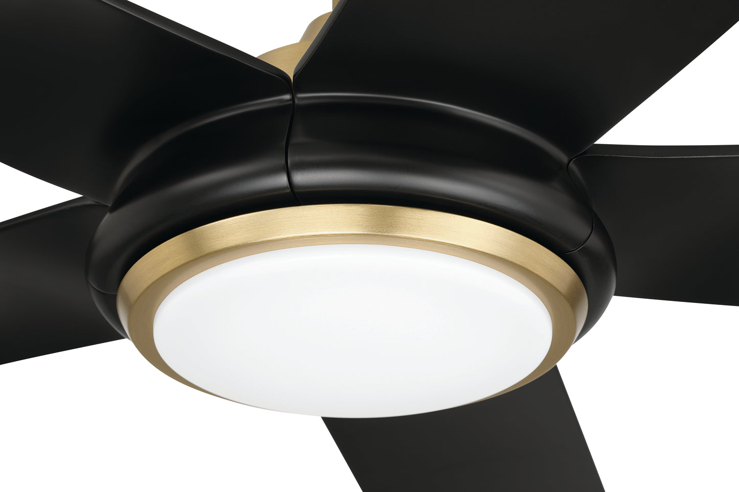 FRY52SBFB5 - Frye 52" 5-Blade Indoor ceiling Fan 52" 5 Blade Ceiling Fan with Light Kit - Satin Brass