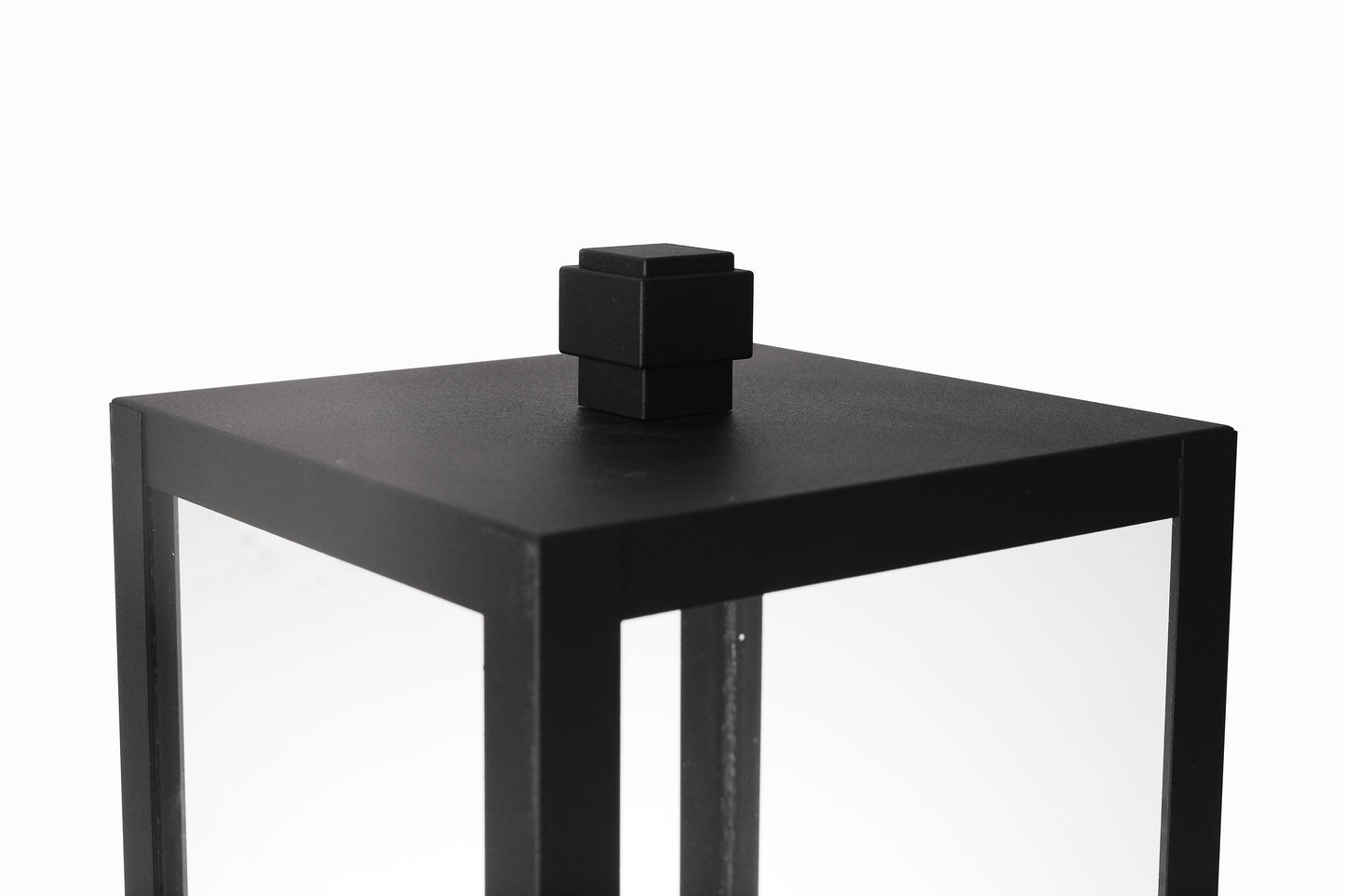 ZA7125-TB - Harris 1 Light 21" High Outdoor Post - Textured Black