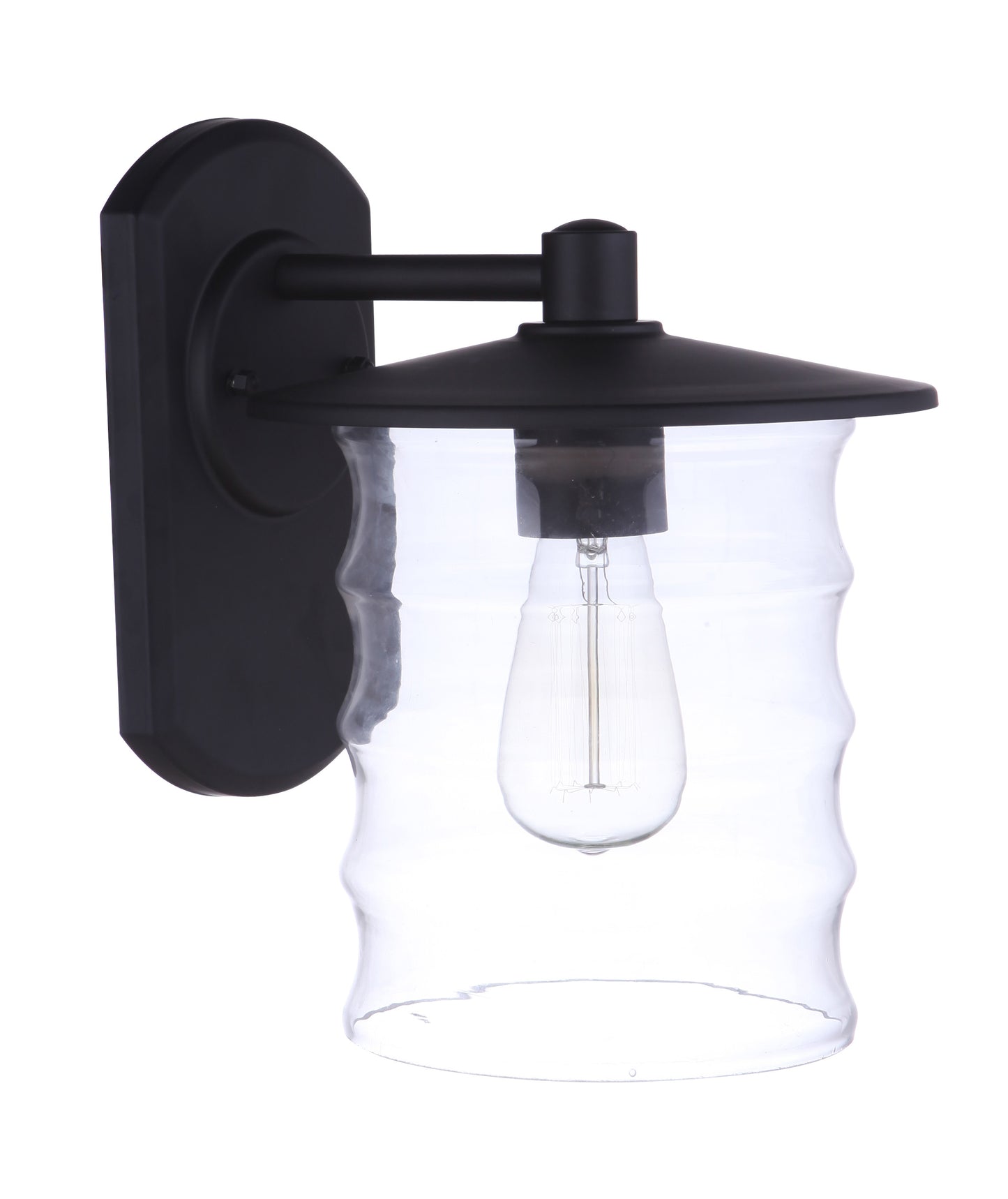 ZA3624-MN - Canon 1 Light 12.13" High Outdoor Wall Lantern - Midnight