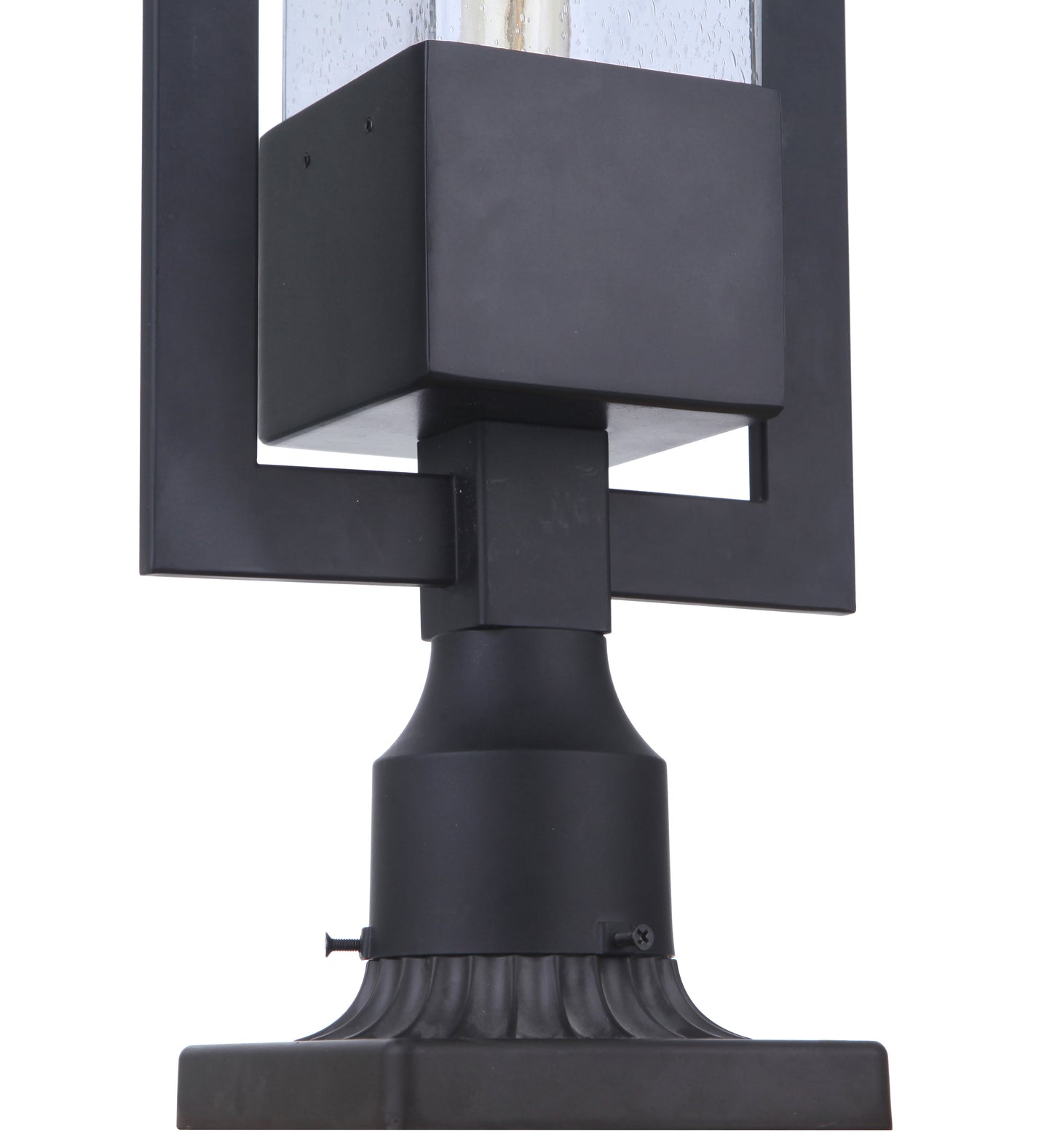 ZA4025-MN - Perimeter 1 Light 25" High Post Mount - Midnight