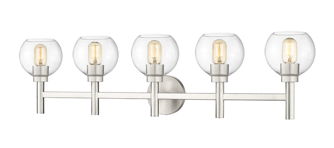 7502-5V-BN - Sutton 5 Light 40" Vanity - Brushed Nickel