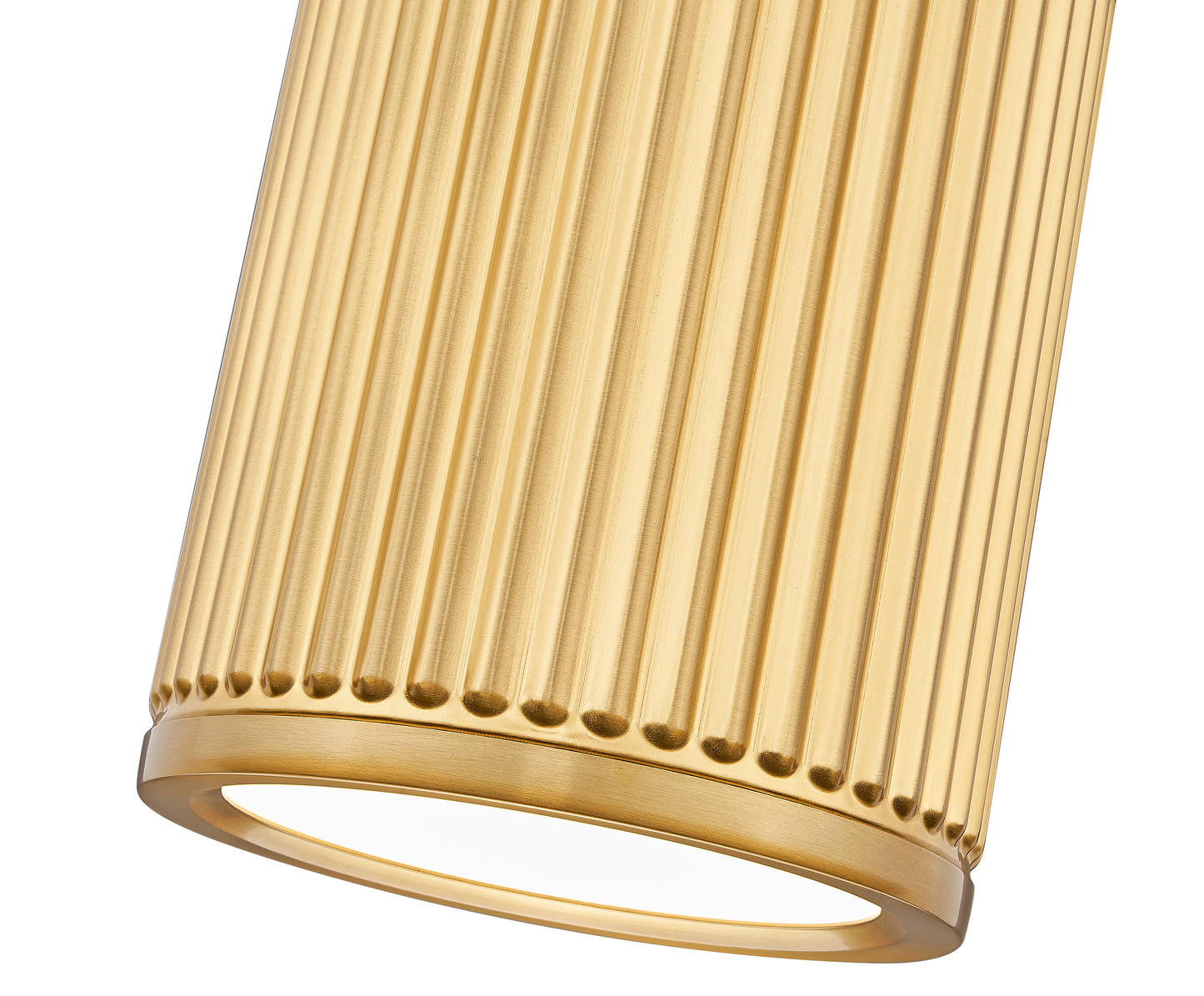 1013F6-MGLD-LED - Stari 1 Light Flush 6" Mount - Modern Gold