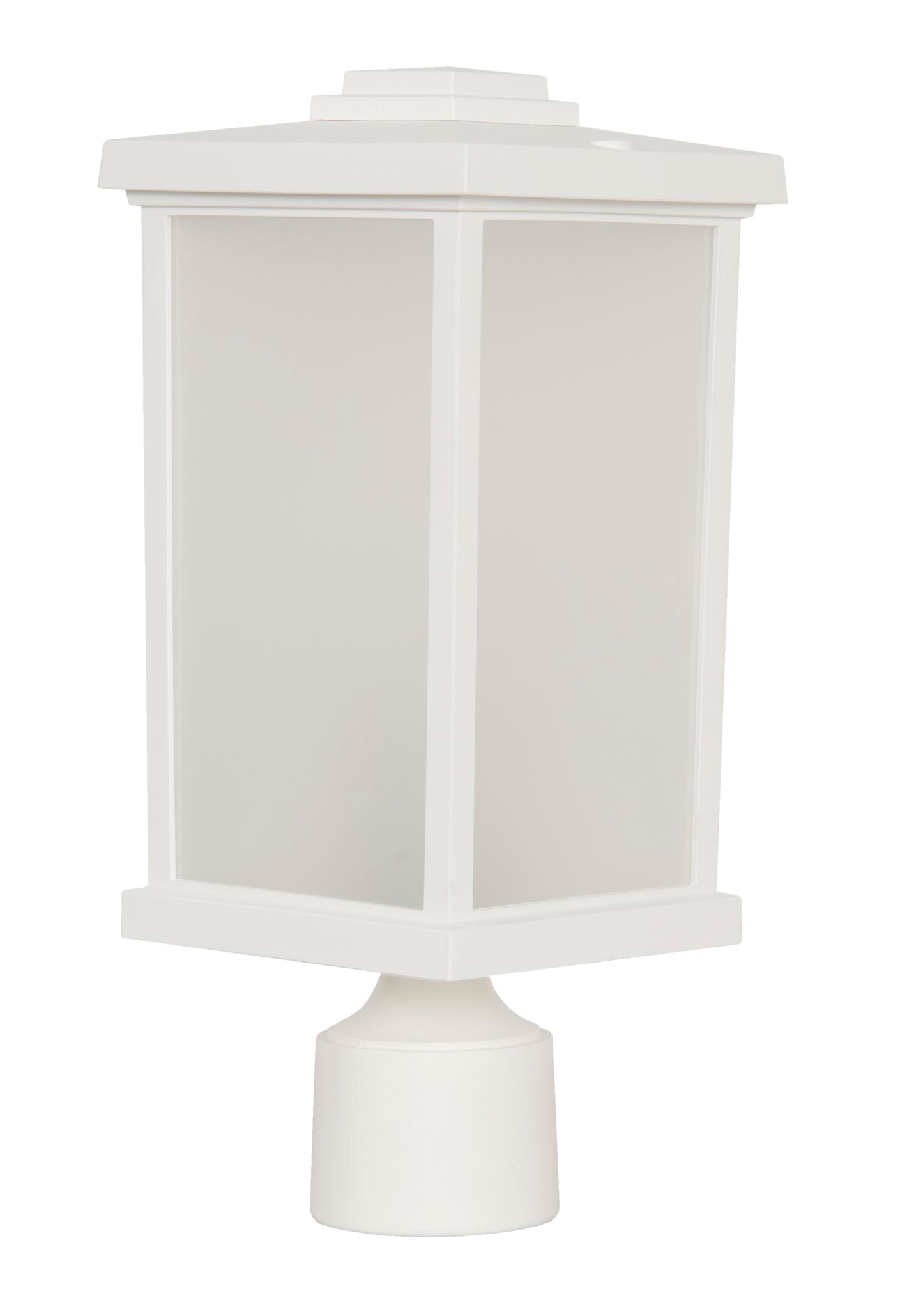 ZA2415-TW - Resilience Lanterns 1 Light 15" High Post Mount - Textured White