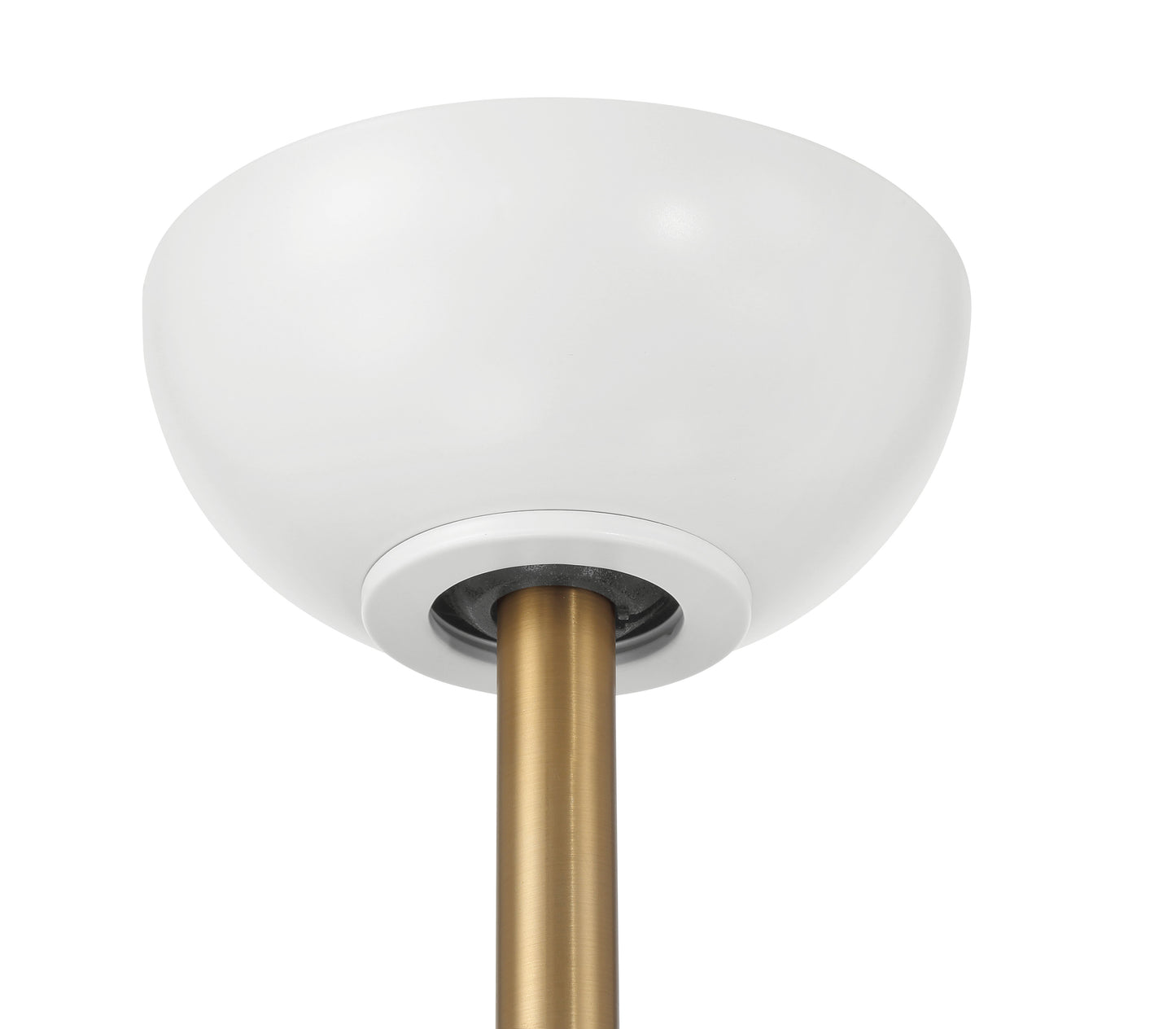 OTT60WSB3 - Otto 60" 3 Blade Ceiling Fan with Light Kit - White / Satin Brass