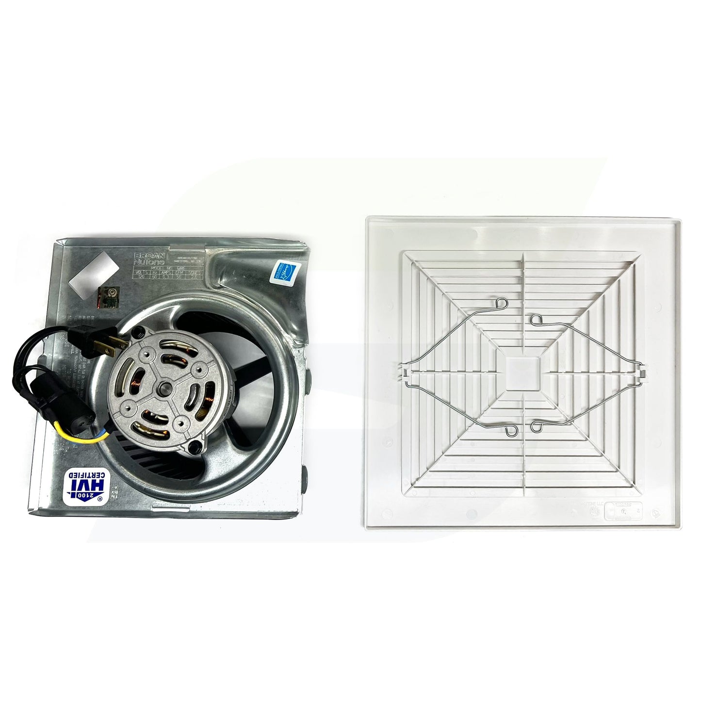 1688F - Ceiling / Wall Bath Fan Contractor Pack Motor Assembly and Grille - 4.0 Sones - 50 CFM