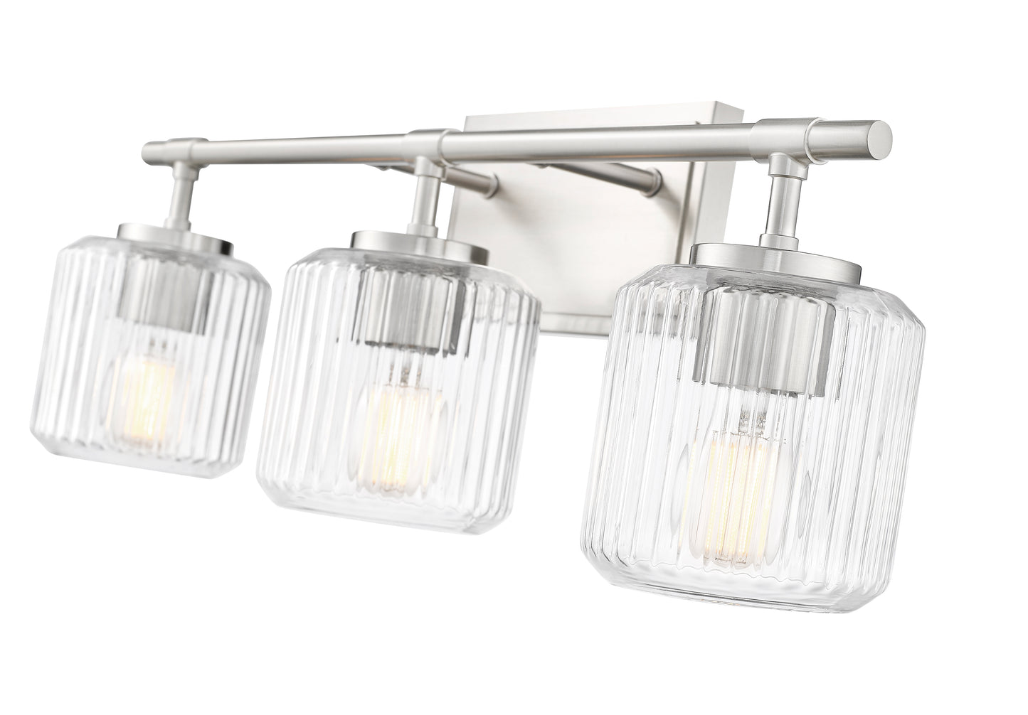7515-3V-BN - Landon 3 Light 24" Vanity - Brushed Nickel