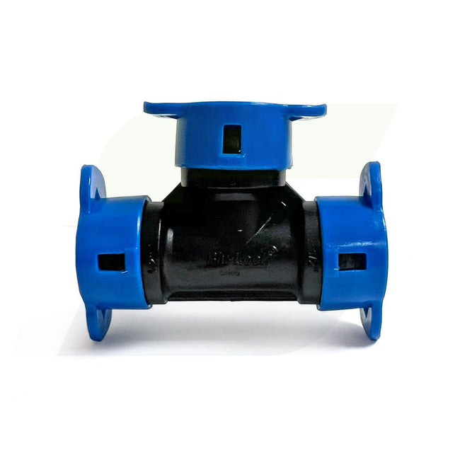 37977 - 1/2" Blu-Lock 3X Tee Fitting for Irrigation Systems