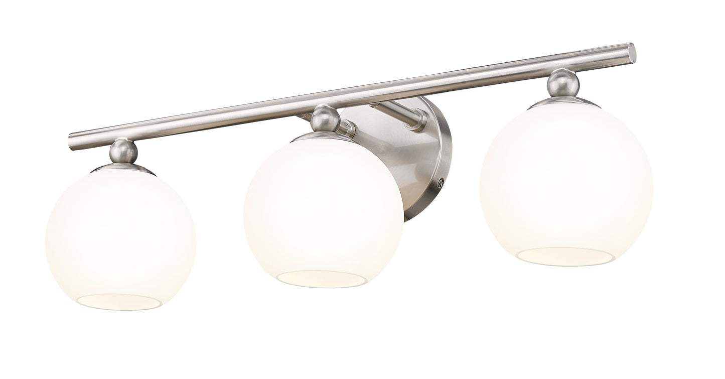 1100-3V-BN - Neoma 3 Light 22" Vanity - Brushed Nickel