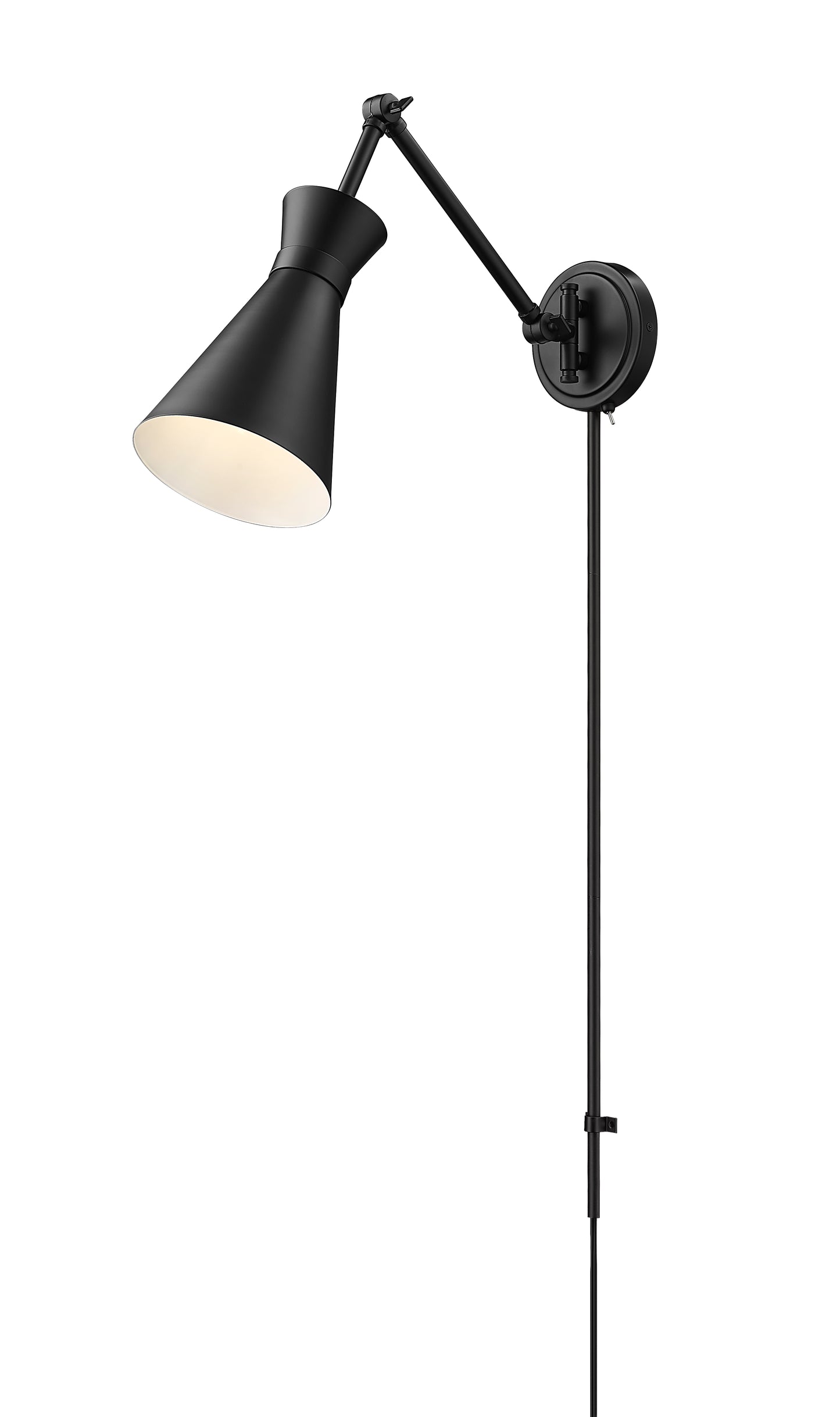351S-MB - Soriano 1 Light Wall 6" Sconce - Matte Black