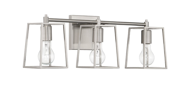 12123BNK3 - Dunn 3 Light 23" Wide Vanity Light - Brushed Nickel