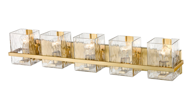 1938-5V-MGLD - Bennington 5 Light 36" Vanity - Modern Gold