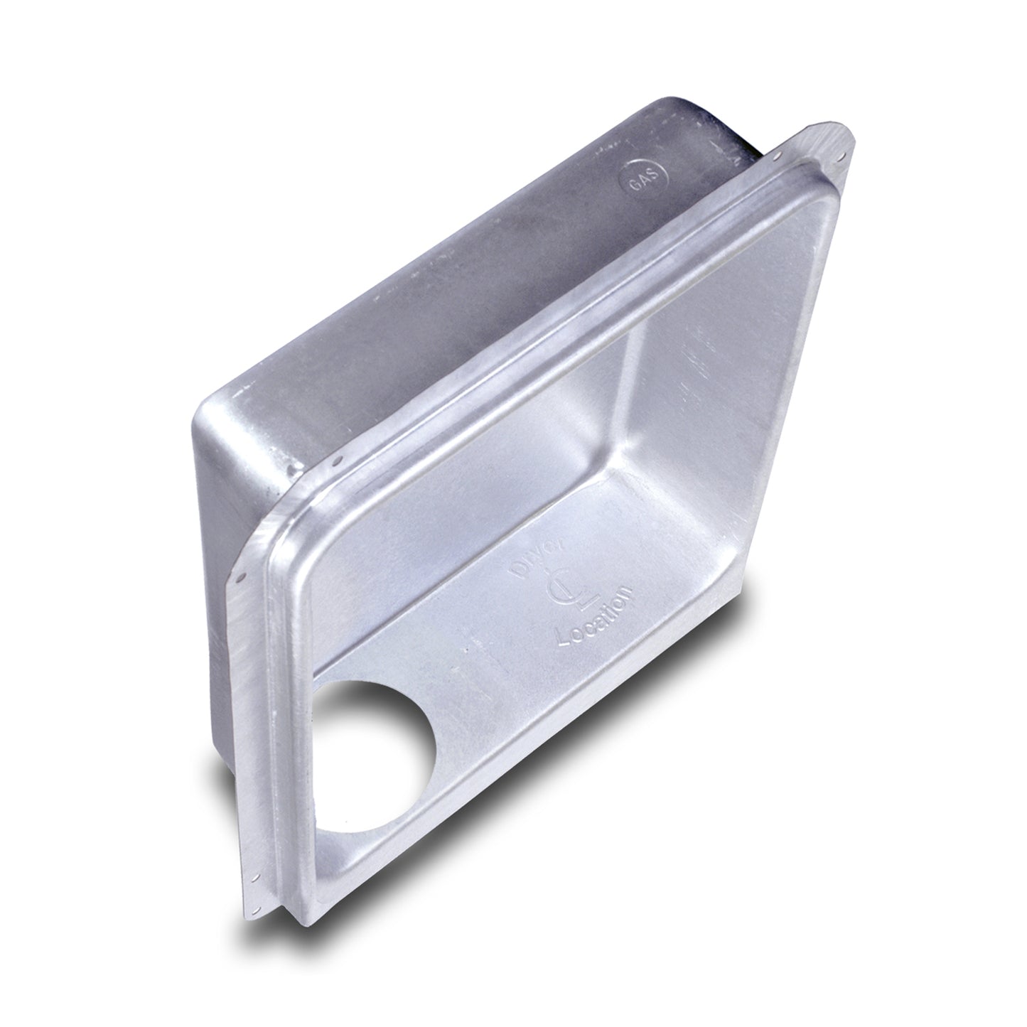 Dryerbox DB-3D - 14" x 16" In-Wall Dryer Exhaust Receptacle, Downward Exhaust, 2x4 Walls