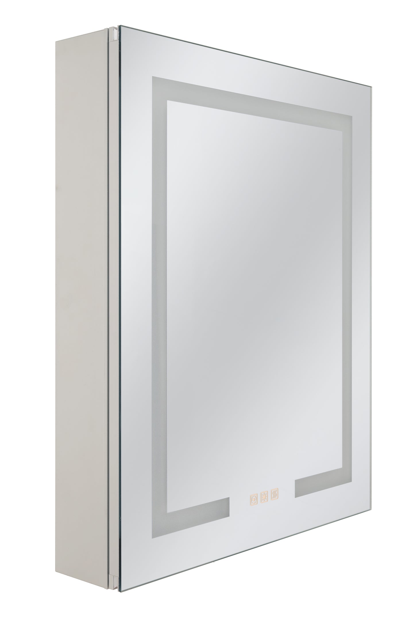 MIR2413M-W3C - 1 Light 24" Wide LED Cabinet Mirror - White