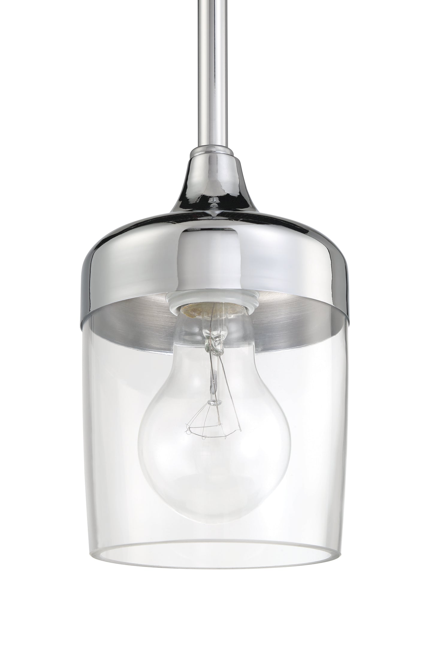 58191-CH - Wrenn 1 Light 5.12" Wide Mini Pendant - Chrome