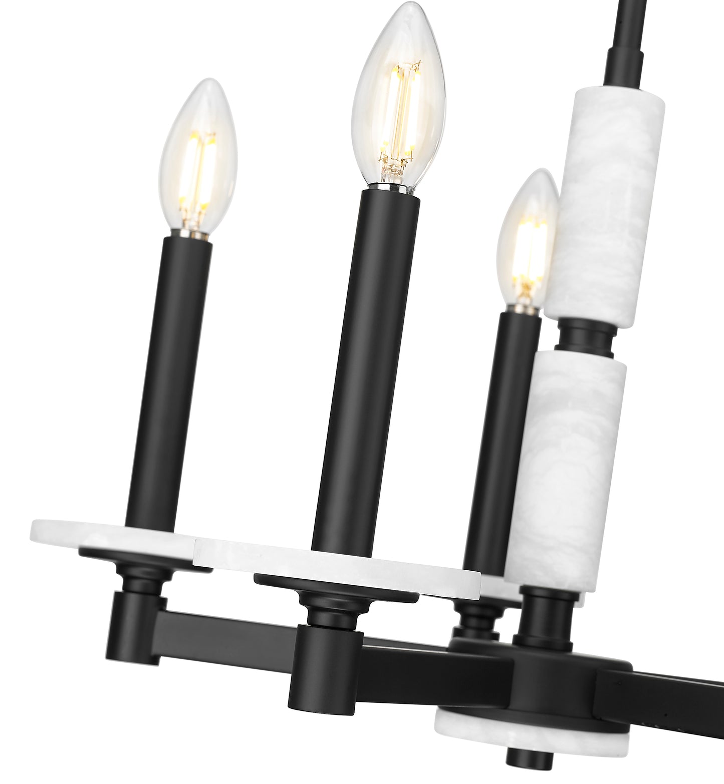 3045-5MB - Kaden 5 Light 18" Chandelier - Matte Black