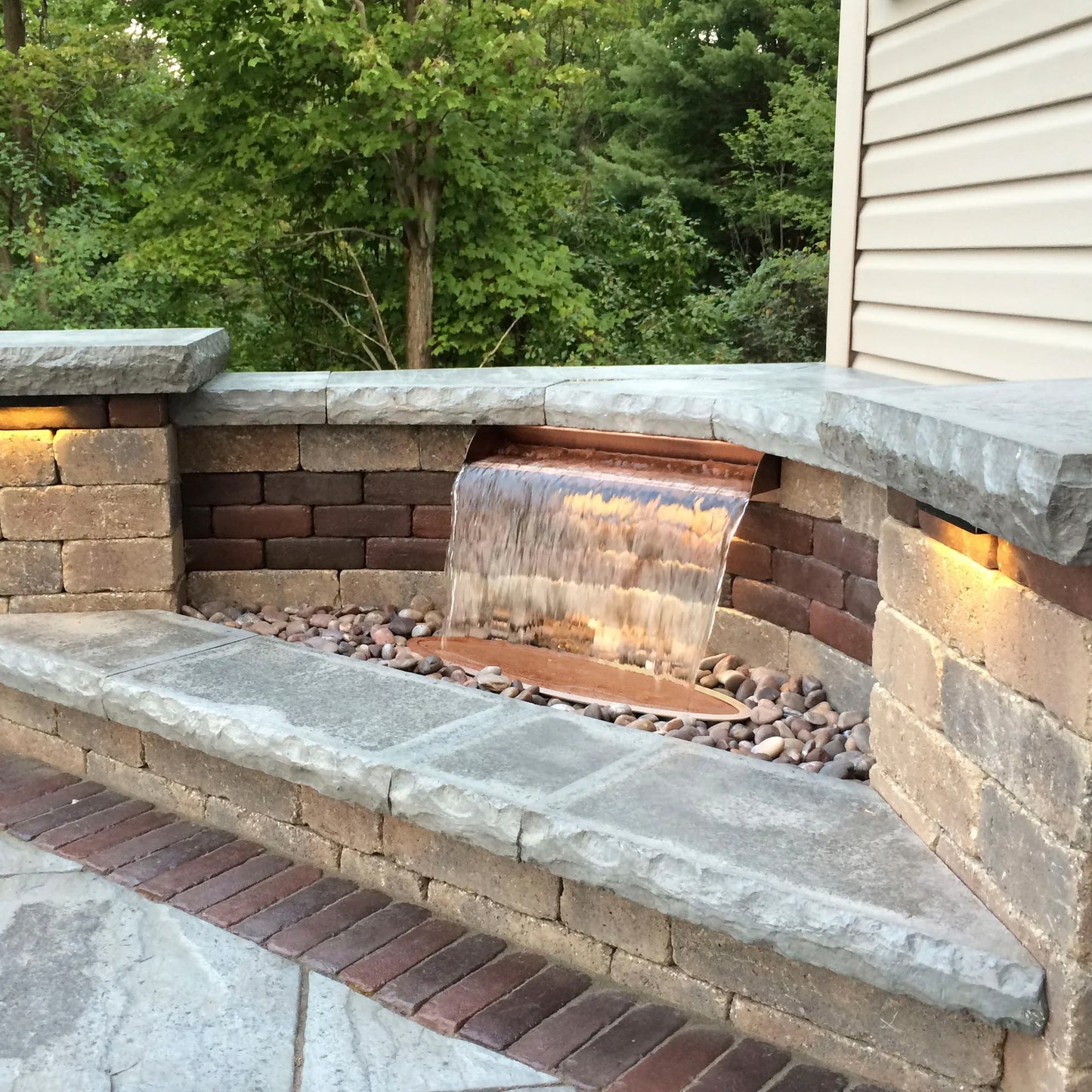 CS36 - 36" Copper Finish Spillway