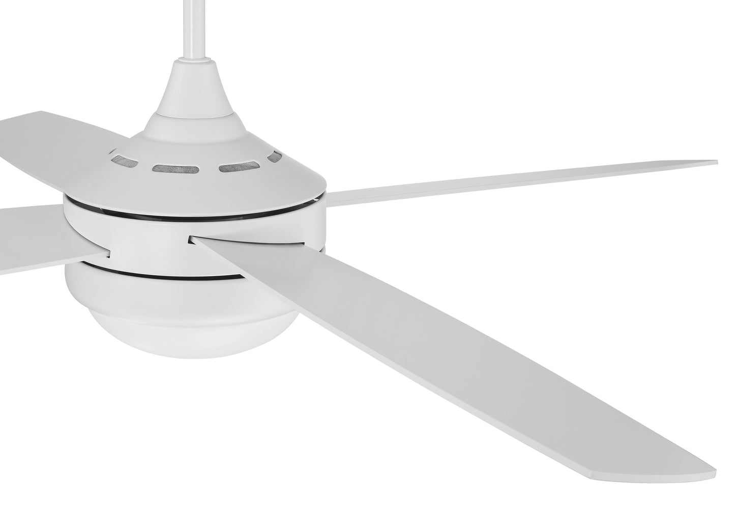 PHZ52W4 - Phaze II 4- Blade 52" 4 Blade Ceiling Fan with Light Kit - White
