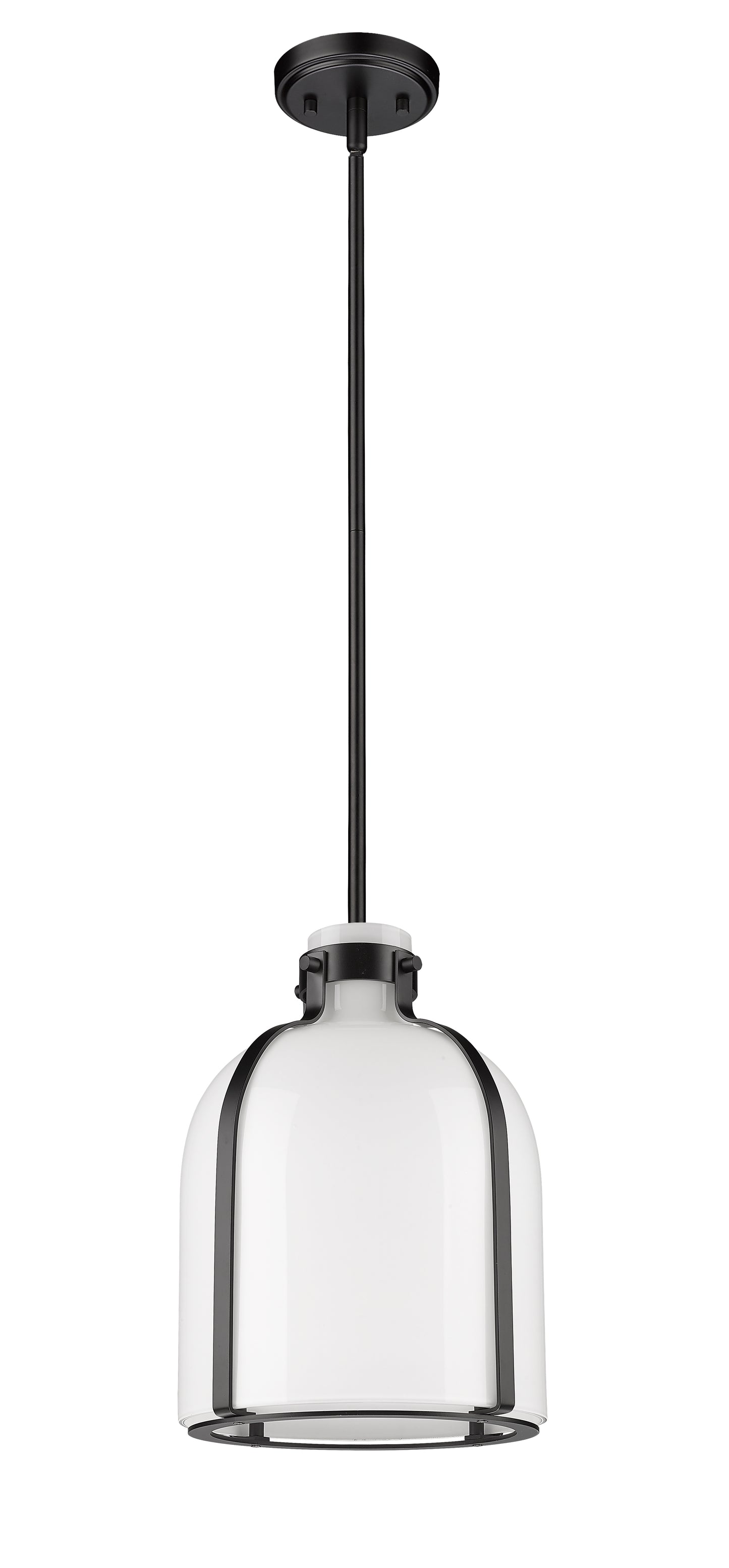 818-9MB - Pearson 1 Light 10" Pendant - Matte Black