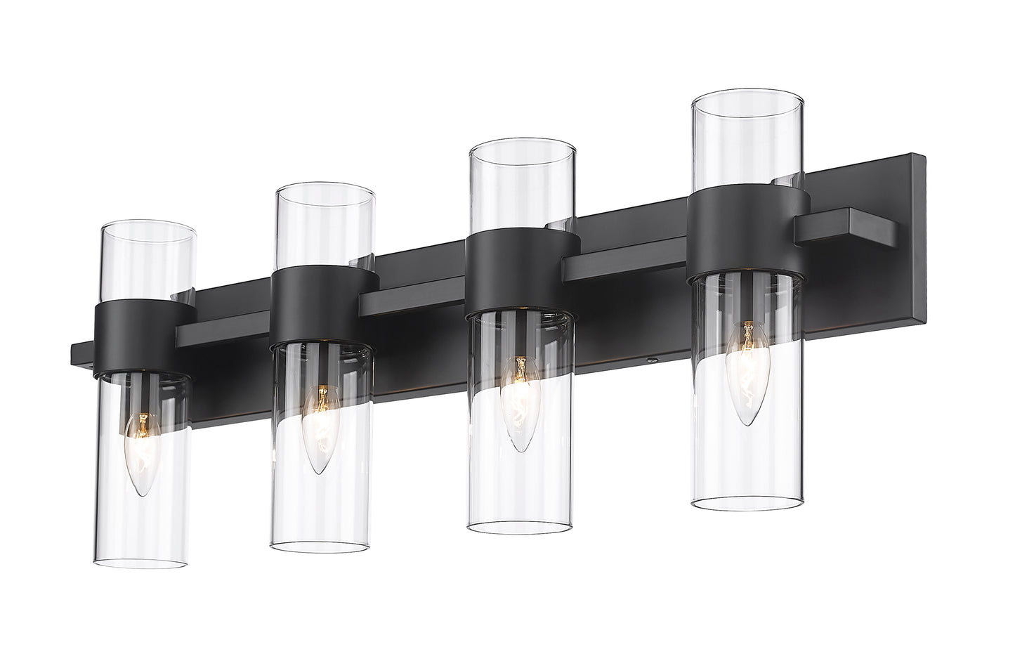 343-4V-MB - Lawson 4 Light 32" Vanity - Matte Black