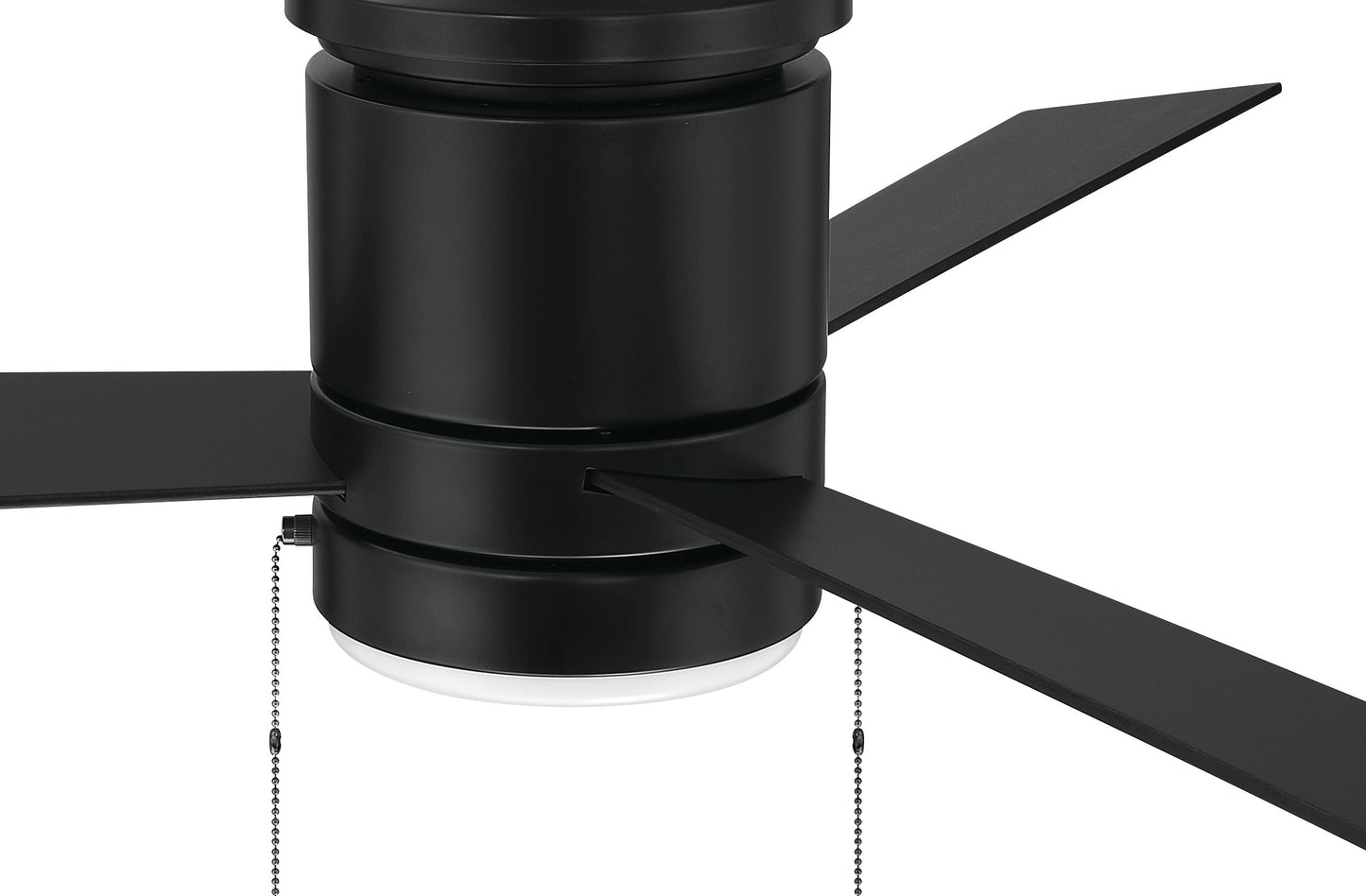 MCYH52FB3-PC - McCoy Hugger 52" 3-Blade Indoor Ceiling Fan 52" 3 Blade Ceiling Fan with Light Kit - Flat Black