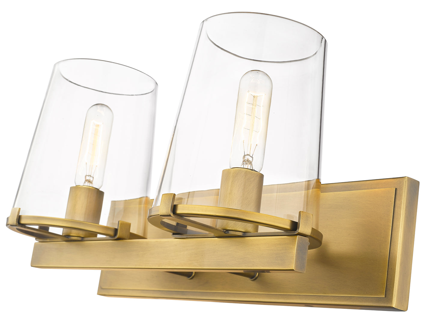3032-2V-RB - Callista 2 Light 18" Vanity - Rubbed Brass