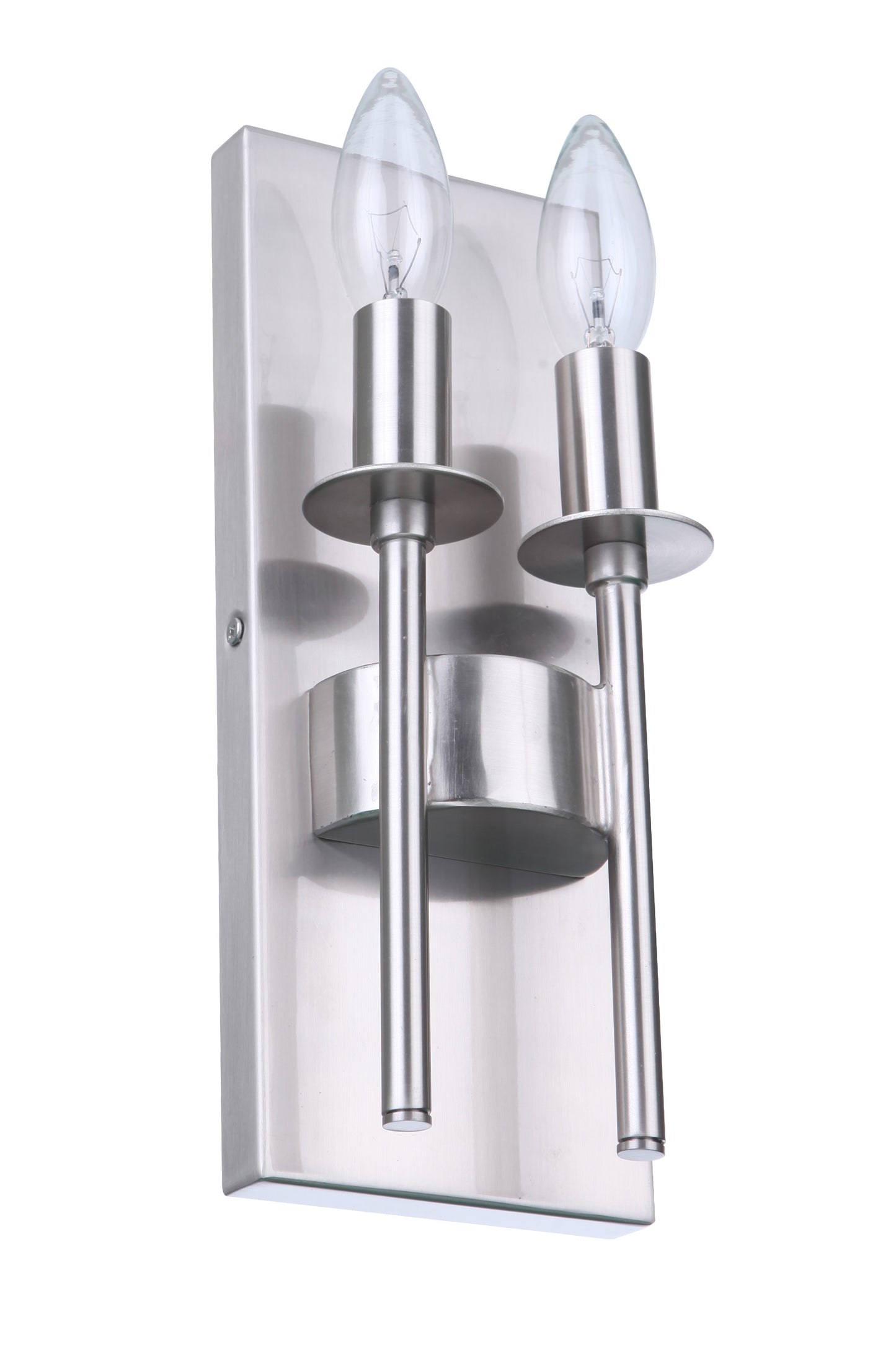 54362-BNK - Larrson 2 Light 11" High Wall Sconce - Brushed Nickel