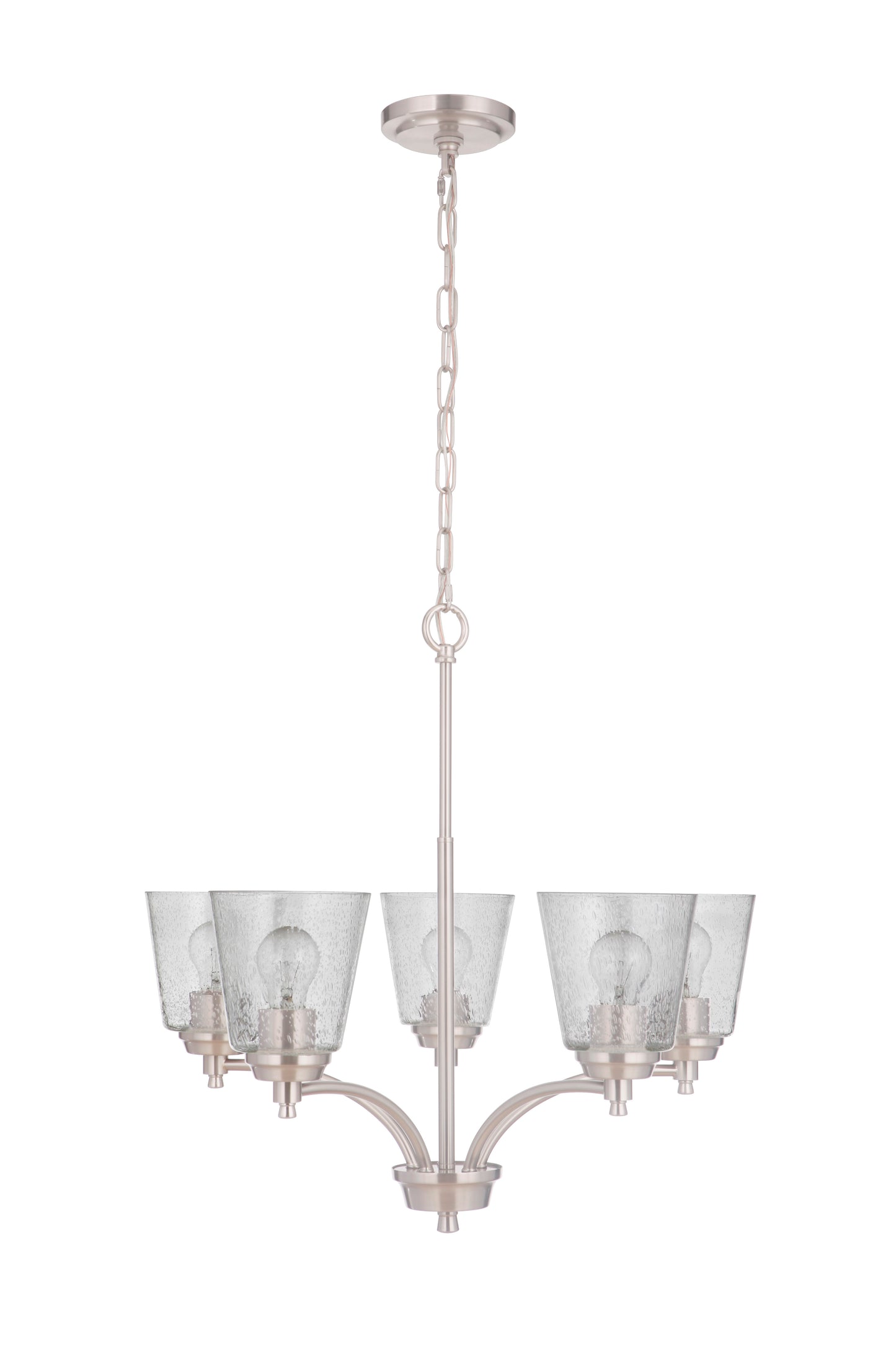 50225-BNK - Tyler 5 Light 24" Wide Chandelier - Brushed Nickel