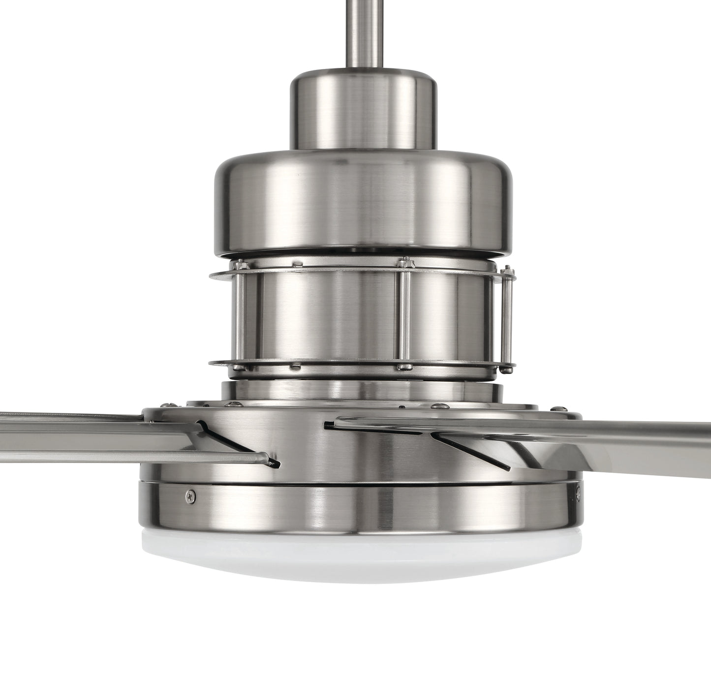 MND80BNK6 - Mondo 80 80" 6 Blade Ceiling Fan with Light Kit - Brushed Nickel