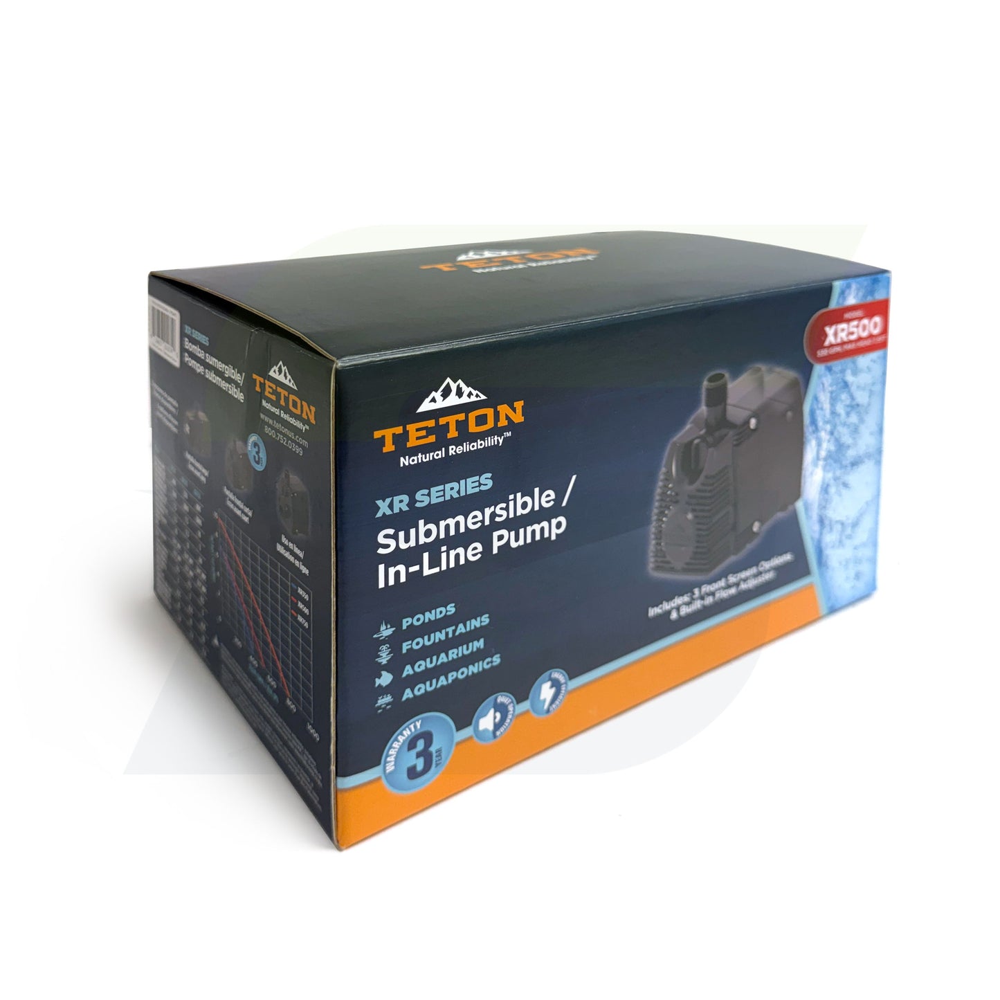 XR500 - Rush Series Mag-Drive Water Feature Pump - 530 GPH