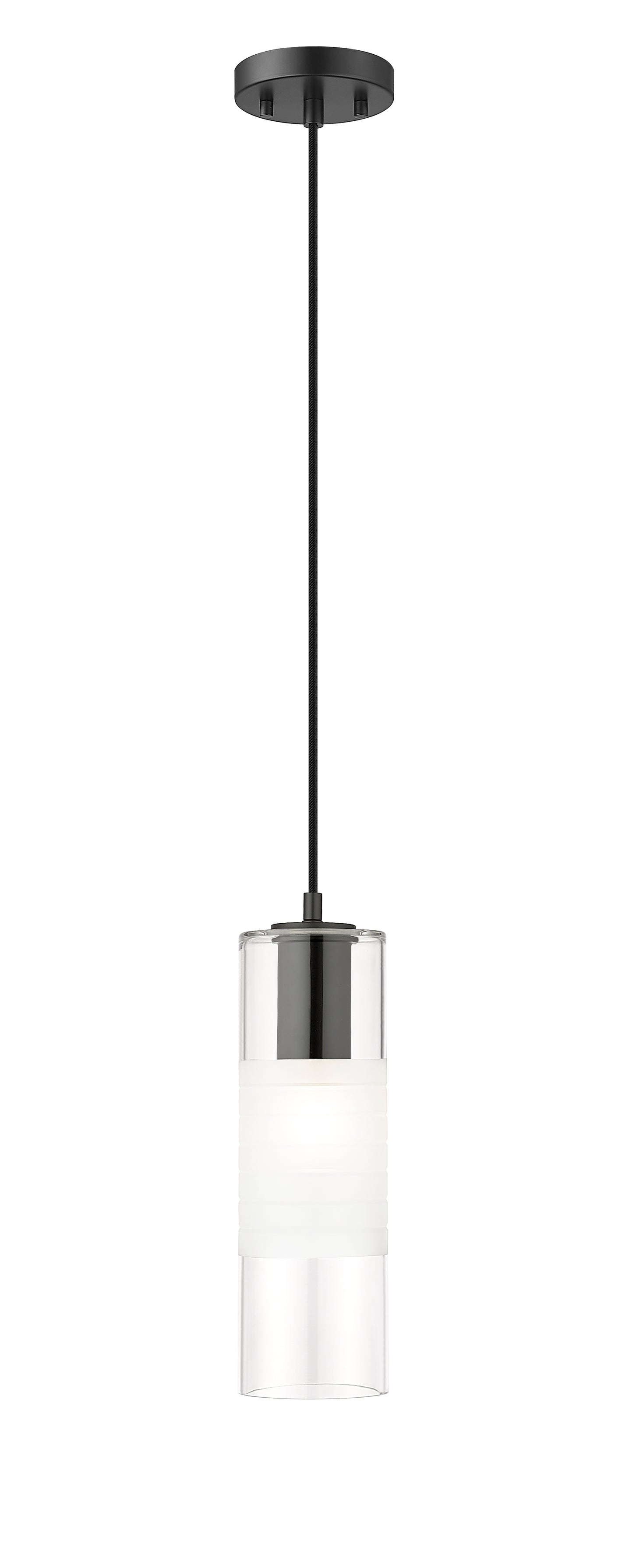 824P-MB - Alton 1 Light 5" Pendant - Matte Black