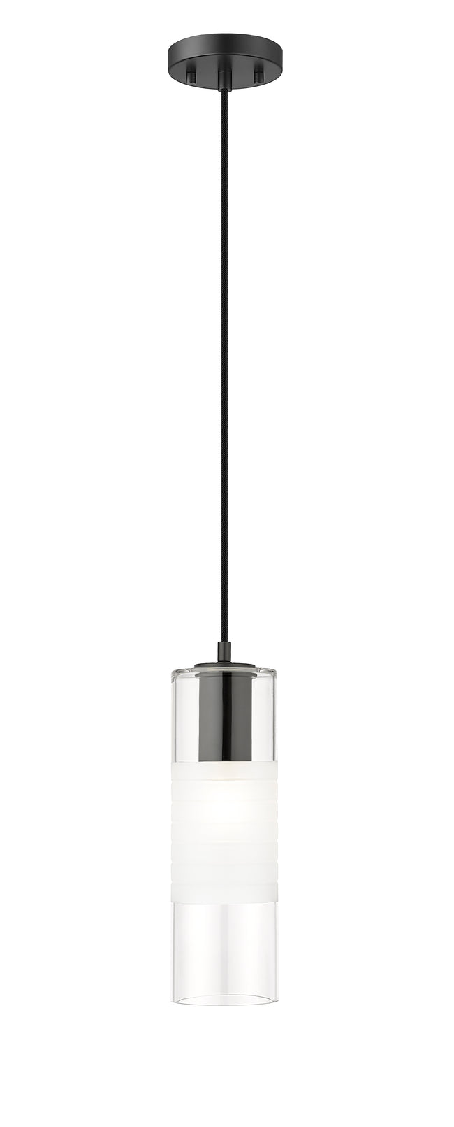 824P-MB - Alton 1 Light 5" Pendant - Matte Black
