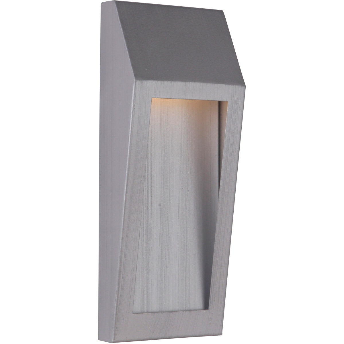 Z9302-BAO-LED - Wedge 1 Light 11" High Outdoor Pocket Sconce - Brushed Aluminum