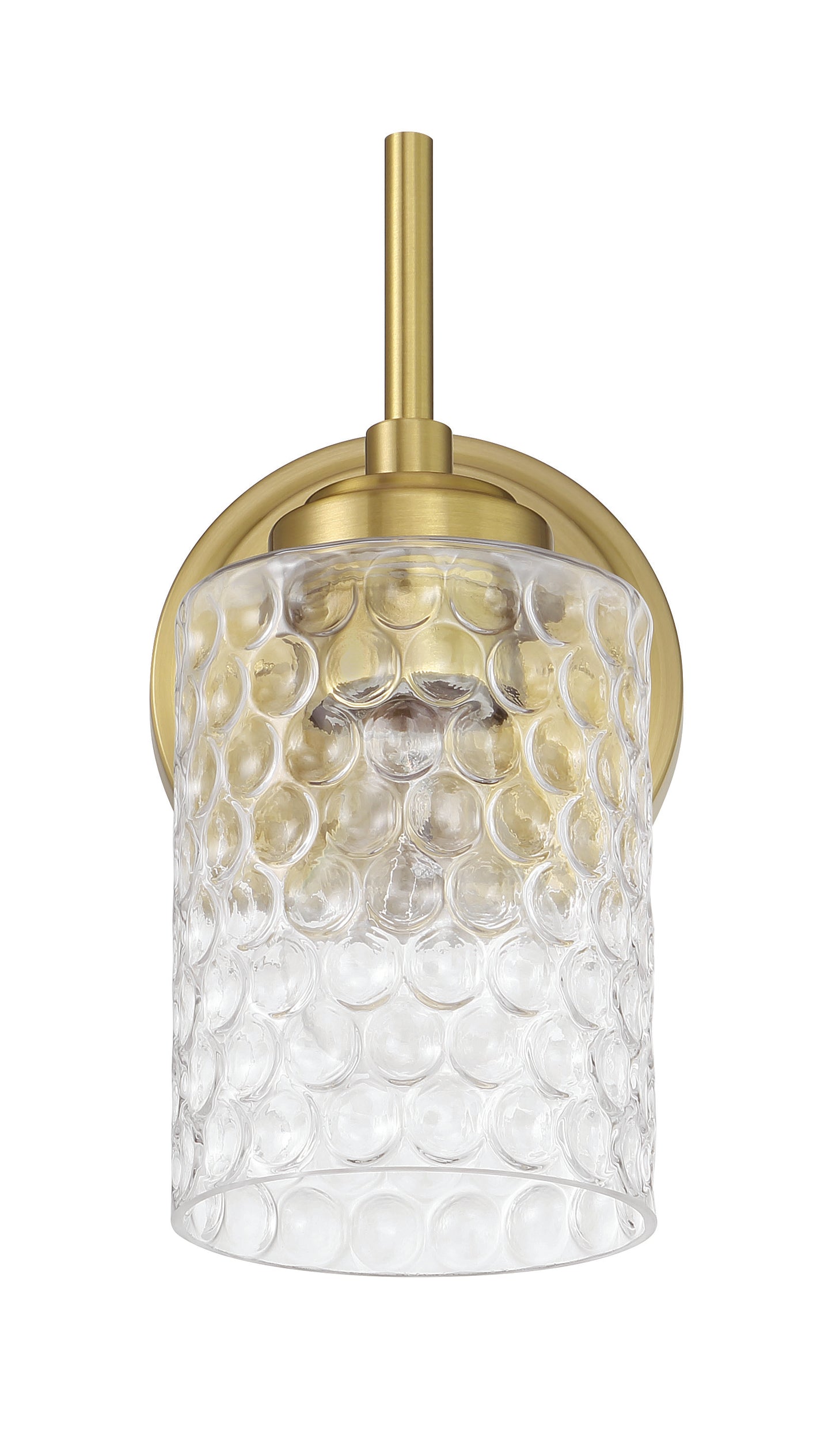 60501-SB - Claire 1 Light 10" High Wall Sconce - Satin Brass