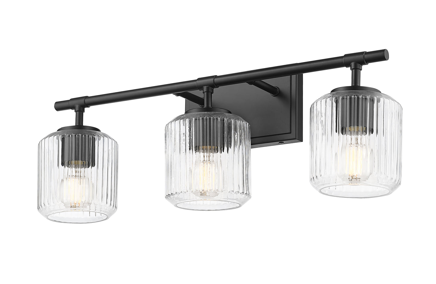 7515-3V-MB - Landon 3 Light 24" Vanity - Matte Black