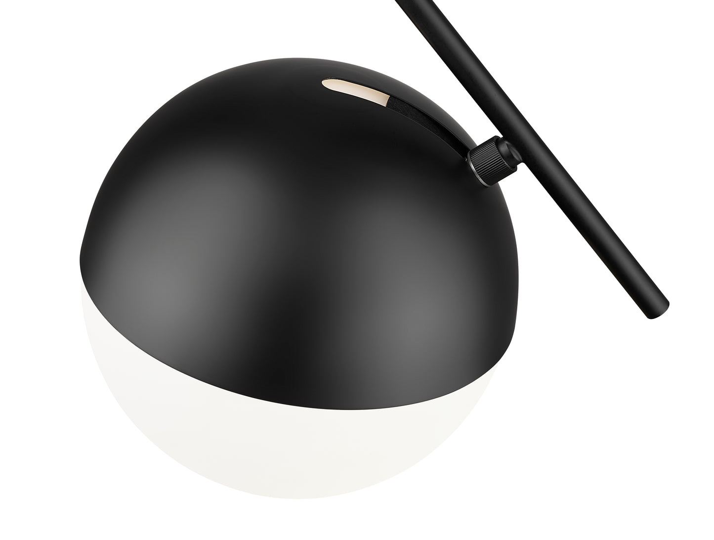 7517P11-MB - Realm Sphere 1 Light 11" Pendant - Matte Black