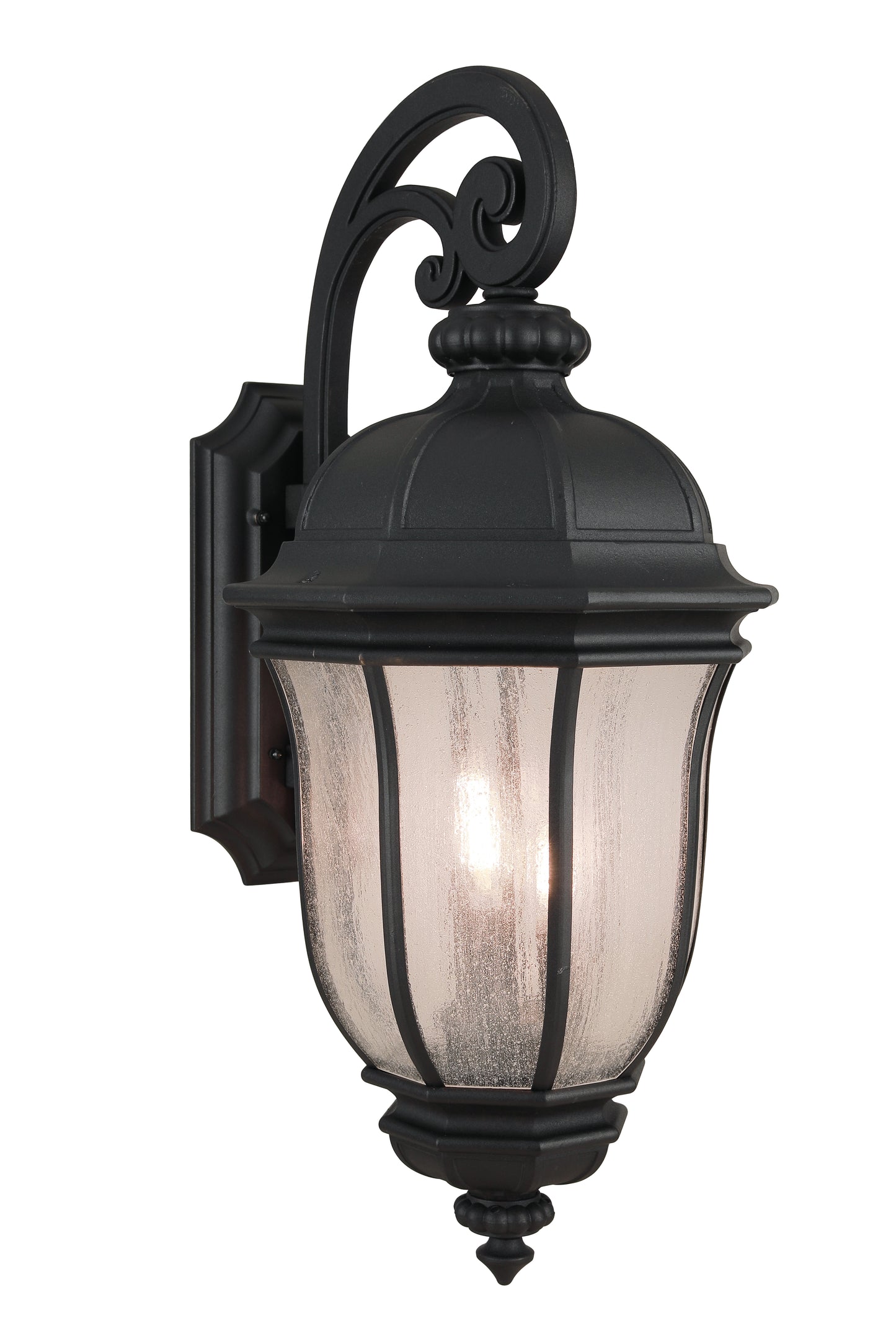 Z3324-TB - Harper 3 Light 28" High Outdoor Wall Lantern - Textured Black