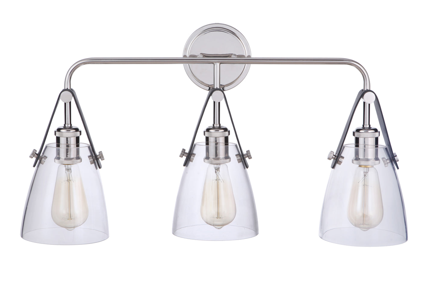 51303-PLN - Hagen 3 Light 26" Wide Vanity Light - Polished Nickel